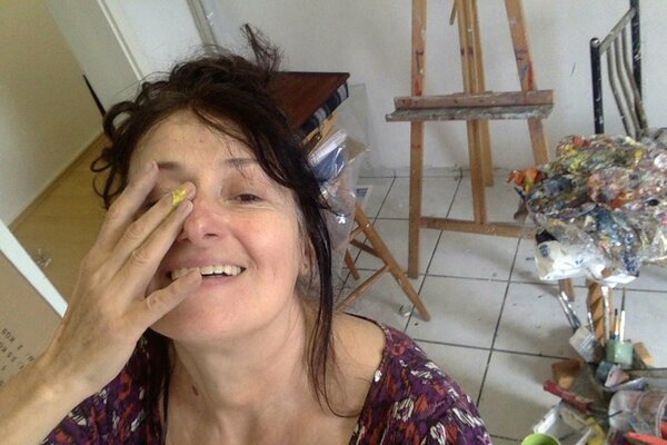 Nataliy Schenkmann in the Studio