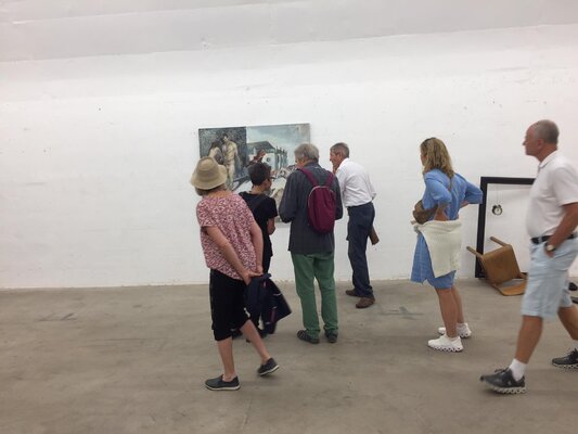 Nataliy Schenkmann in the Studio: KM 570 Jubiläumsausstellung KM 570 - Kunstverein Mittelrhein Die Vernissage findet am Sonntag, den 16.07. um 15 Uhr statt.