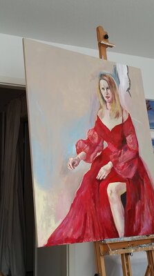 Nataliy Schenkmann in the Studio