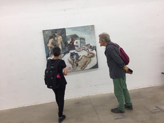 Nataliy Schenkmann in the Studio: Jubiläumsausstellung KM 570 - Kunstverein Mittelrhein Die Vernissage findet am Sonntag, den 16.07. um 15 Uhr statt.