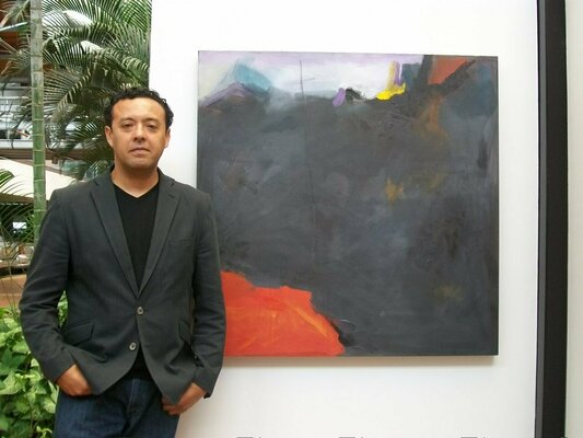 Alejandro Naranjo in the Studio