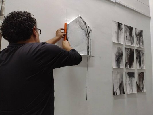 Alejandro Naranjo in the Studio