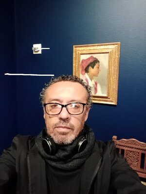 Alejandro Naranjo in the Studio