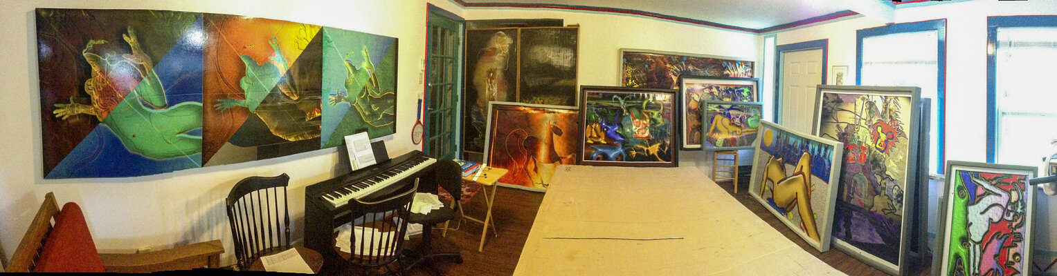Aleks Rosenberg in the Studio