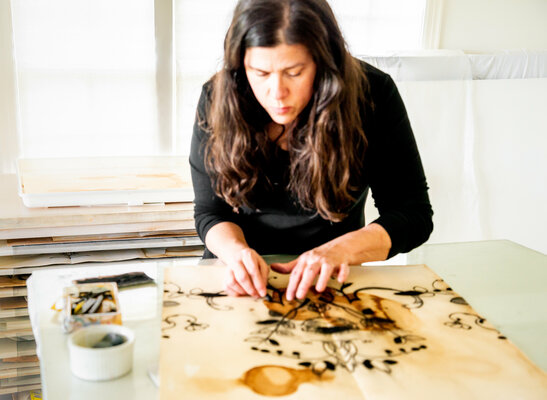 Anna Jaap in the Studio: Drawing Area