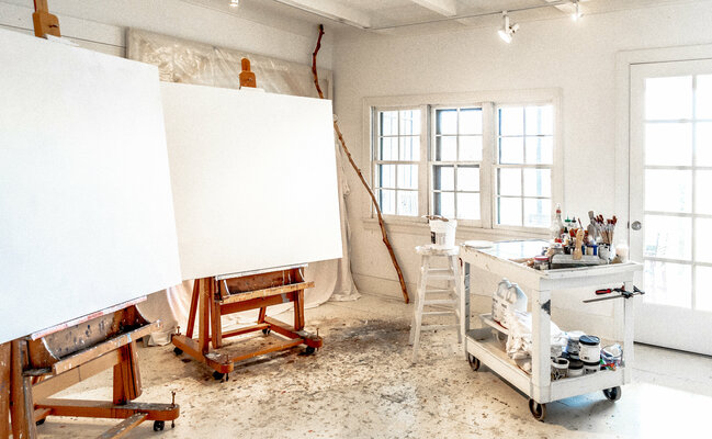 Anna Jaap in the Studio: Painting Area