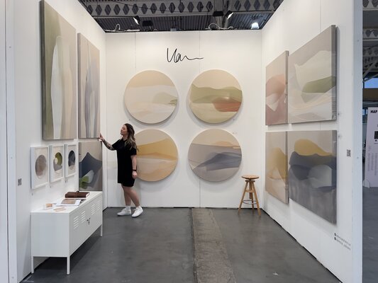 Vanessa Sylvain in the Studio: Artist Project Toronto 2024 - Printemps