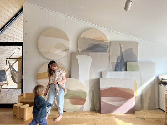 Vanessa Sylvain in the Studio: Printemps 2024