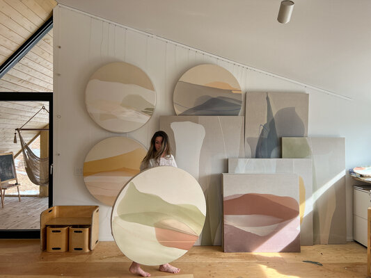 Vanessa Sylvain in the Studio: Printemps 2024