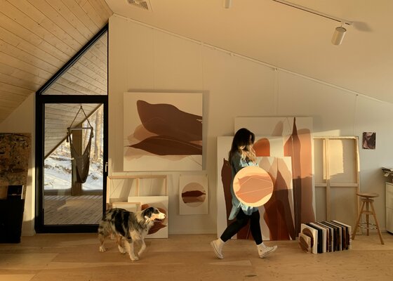 Vanessa Sylvain in the Studio: Reveries - A two-person solo show with Melanie Arcand, 2021