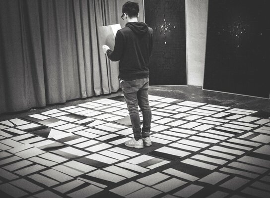 Danny Frede in the Studio