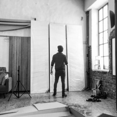 Danny Frede in the Studio: Starting a new work