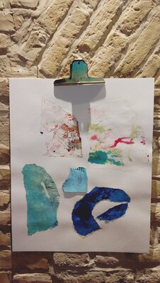 Sophie André in the Studio: Color paper world 4 at the workshop