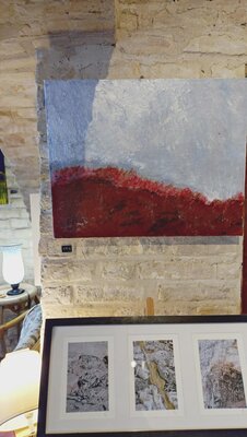 Sophie André in the Studio: Terre de feu  at the workshop