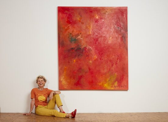 Candace Wilson in the Studio