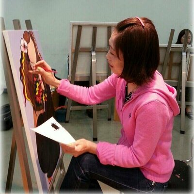 Mia Kim in the Studio