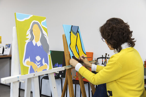 Mia Kim in the Studio