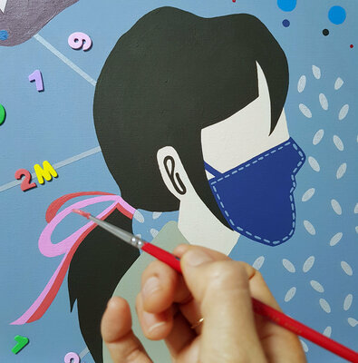 Mia Kim in the Studio