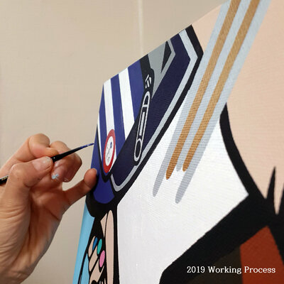 Mia Kim in the Studio