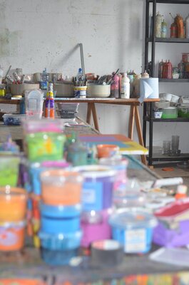 Laurent Prudot in the Studio