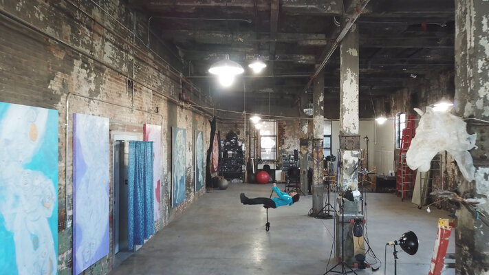 Sol KJOK in the Studio: Last Frontier NYC in Greenpoint, Brooklyn