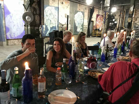 Sol KJOK in the Studio: My studio, aka Last Frontier NYC, occasionally serves as presentation arena for international artists across multiple disciplines: a campfire where the creative tribe can share its stories.