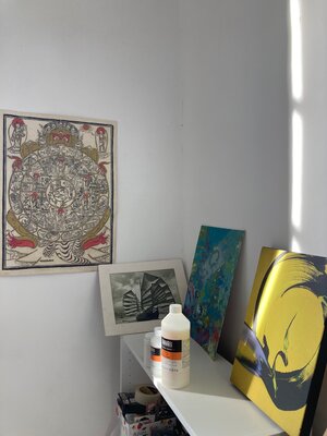 Delphine Bernard in the Studio