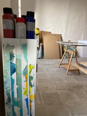 Delphine Bernard in the Studio