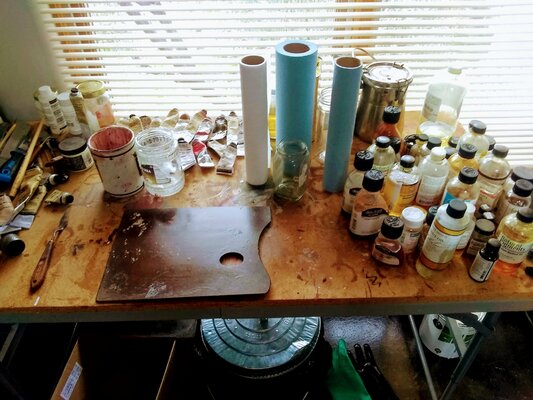 Francisco Benitez in the Studio