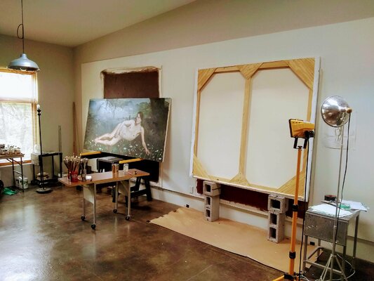 Francisco Benitez in the Studio
