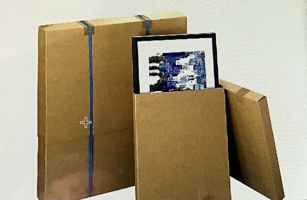 Jean-Louis Azencott in the Studio: Emballage soigné par pro, cartons/boîtes double cannelure, certis, papier bulle épais.