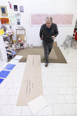 Natale Addamiano in the Studio