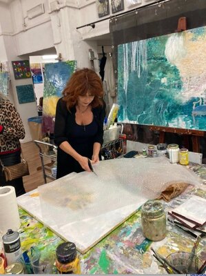 Giusy Lauriola in the Studio: working