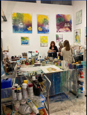 Giusy Lauriola in the Studio: Visite a studio