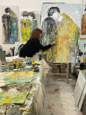 Giusy Lauriola in the Studio: mentre lavoro