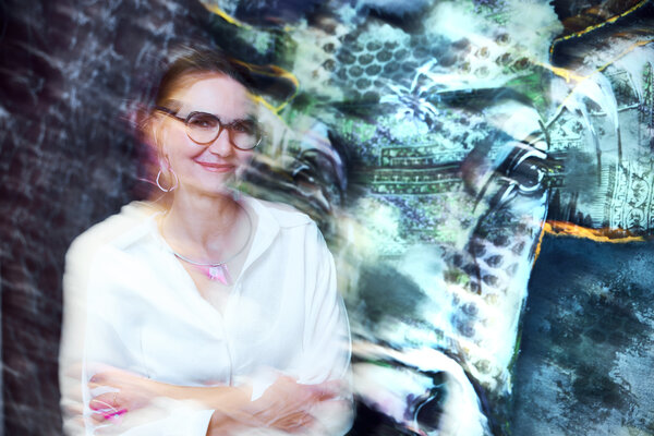 Sabina Bockemühl in the Studio