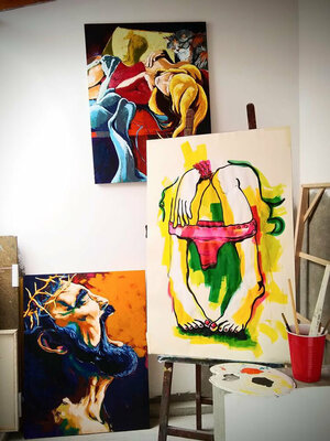 Didier Franco in the Studio