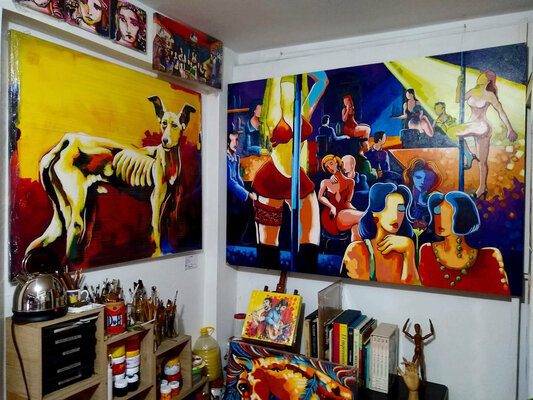 Didier Franco in the Studio
