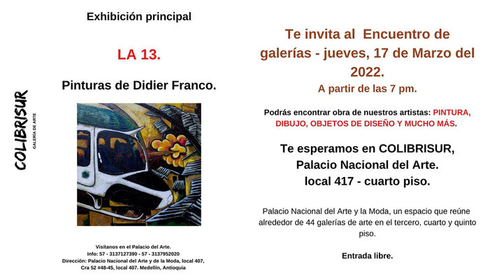 Didier Franco in the Studio: Exposición La Trece.