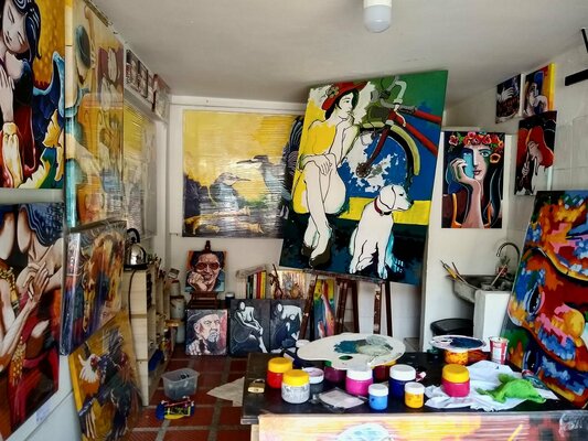 Didier Franco in the Studio