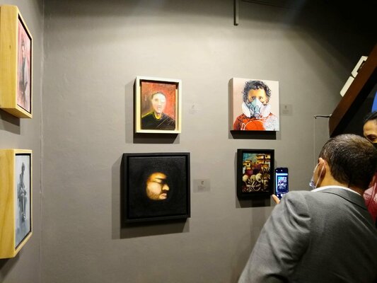 Didier Franco in the Studio: Primer salón nacional pequeño formato de dibujo y pintura amor y arte fundación. Diciembre 2021
