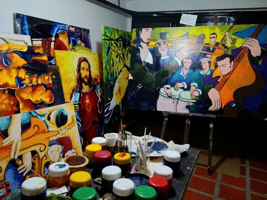 Didier Franco in the Studio