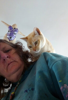 Ann Gadd in the Studio