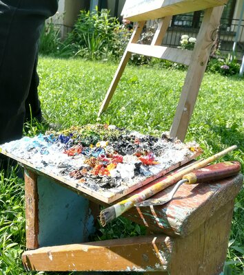 Grigor Velev in the Studio: My Paints