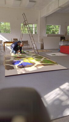 Kai Hoge in the Studio