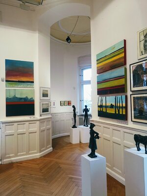 Kai Hoge in the Studio: Exhibition at Schloss Wiligrad