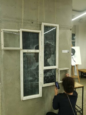 Viktoria Adkozalova in the Studio: Exhibition preparation - FRAGILE