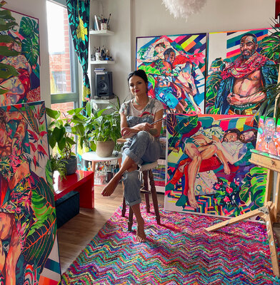 Joanna Pilarczyk in the Studio