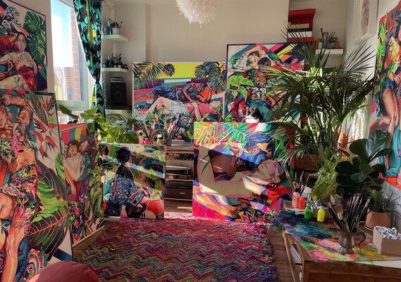 Joanna Pilarczyk in the Studio
