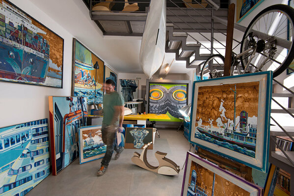 Manuel Di Chiara in the Studio